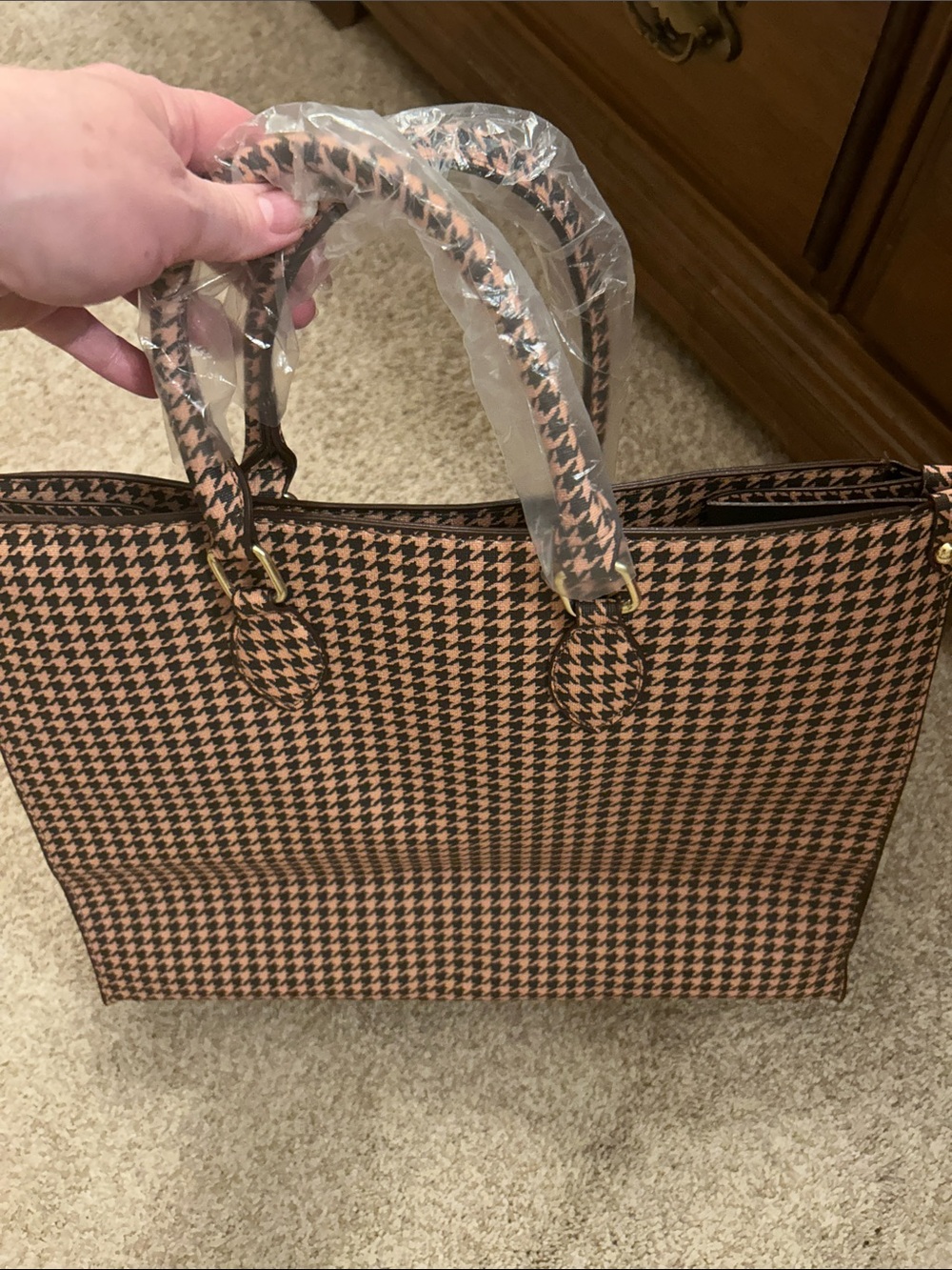NWT Tote Bag in Brown and Tan - Women Bags.